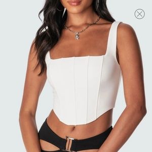 Edikted Isla Corset Crop Top